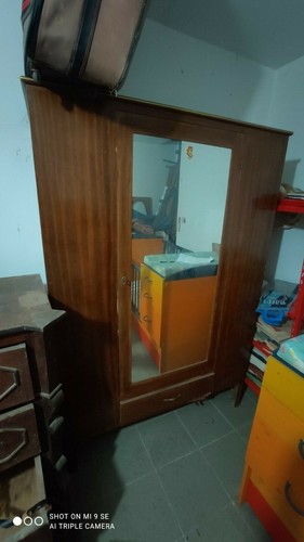 Armadio legno con vetrina - armadio,