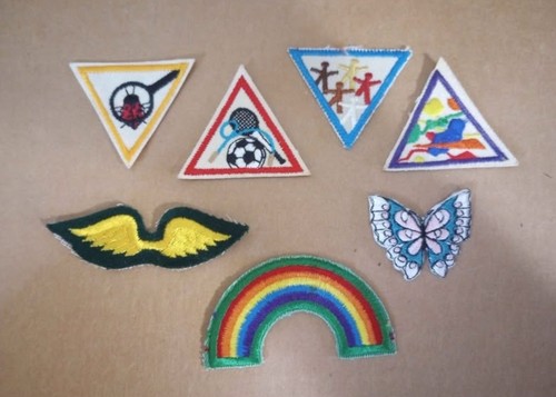Lotto distintivi patch ragazze - distintivi,
