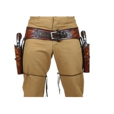 Fondina pistola marrone doppia