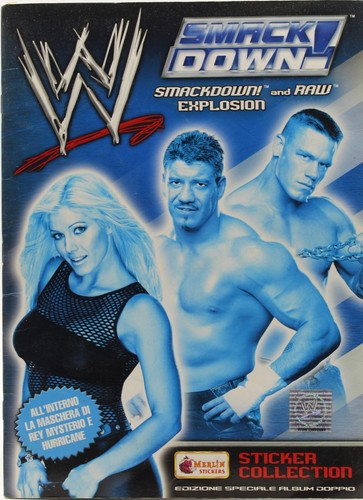 Album doppio figurine wwe - album,