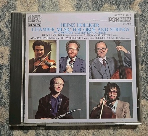 Holliger chamber music oboe - holliger,
