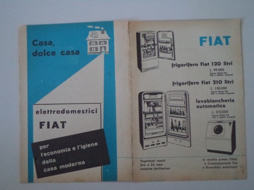 Advertising pubblicità 1956 - advertising,
