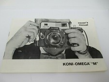 Konica Koni-Omega M Manuale dell'acquirente