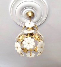 Lampadario vintage floreale -