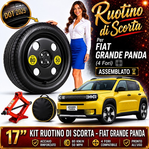 Ruotino scorta fiat - di, 17"