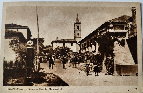 Cartolina piazze cetona - -,