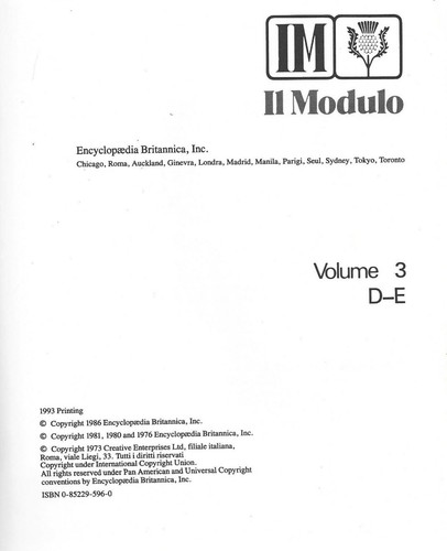 Enciclopedia britannica - enciclopedia,