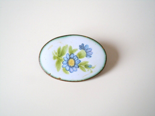 Vintage spilla fiori rame - spilla,