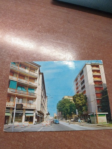 Cartolina bresso via vittorio - via,