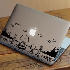 Adesivo decalcomania MacBook SNOOPY & CHARLIE BROWN adatto a tutti i modelli di MacBook