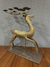 Portacandele scultura cervo