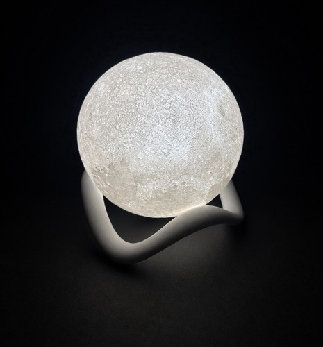 Lampada luna tavolo con - da,