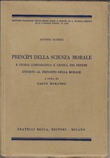 Rosmini, Antoni..PRINCIPI DELLA SCIENZA MORALE E STORIA COMPARATIVA E CRITICA D