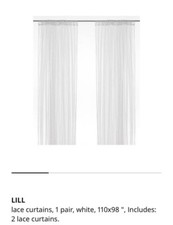 IKEA LILL 2 Pannelli 110x98"