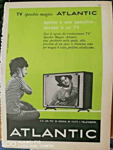 Vecchia pubblicità atlantic - ,