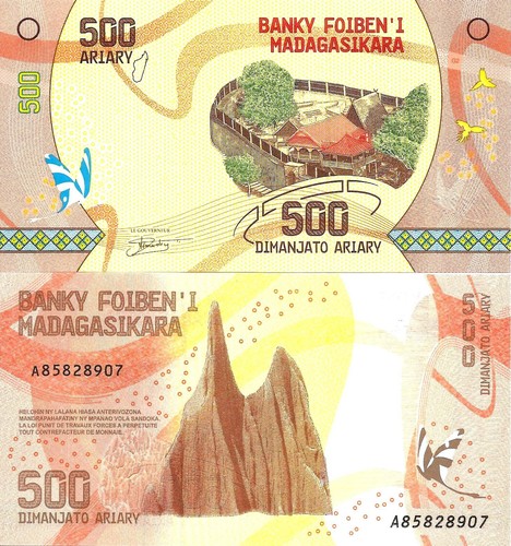 Madagascar 500 ariary - , nd