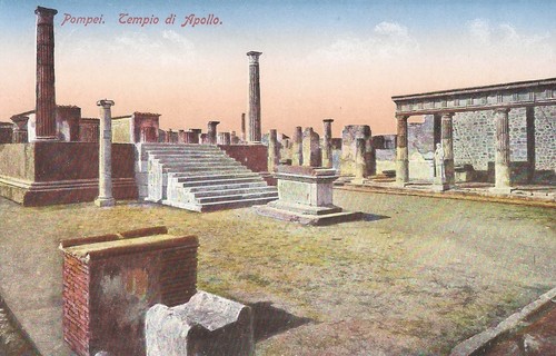 Pompei italia il tempio - -, di