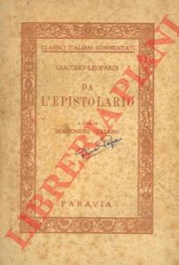 Leopardi dall epistolario - leopardi,