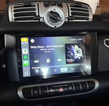 AUTORADIO/STEREO 2 DIN DEDICATO PER SMART 451 9 POLLICI ANDROID- NAVIGATORE-...