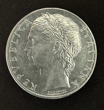 1976 Italy 100 Lire Coin