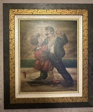 Olio Su Tela Con Autentica Di Salvo Lombardo 50x40