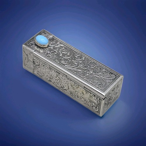 Antique silver tone - silver, lipstick