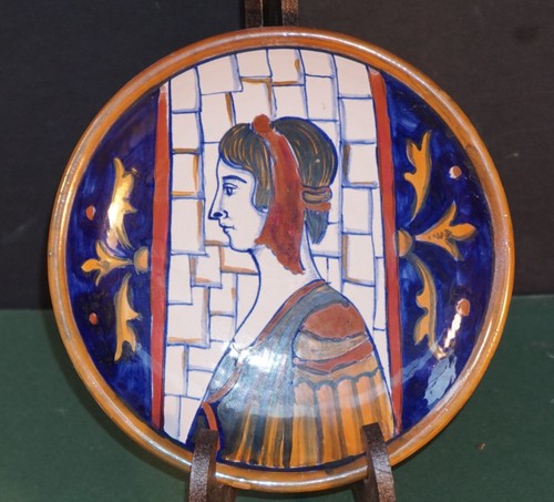 Piatto ceramica gualdo - ceramica,