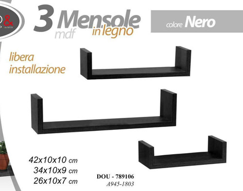 Set mensole parete - set,