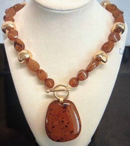 Collana donna tono oro - , 20"