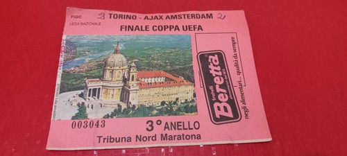 Biglietto finale coppa uefa - finale,