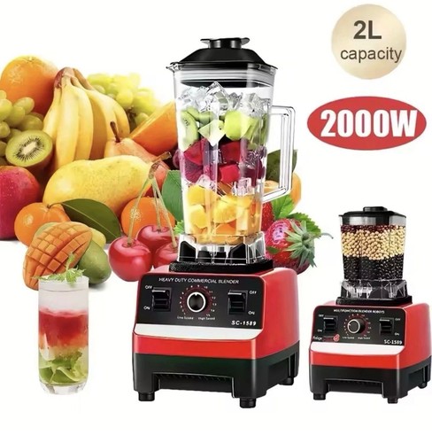 Blender professionnel 2000w - blender, 2l