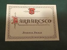 Etichetta vino barbaresco - vino,