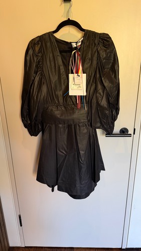Abito nero msgm nuovo con - abito,