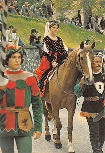 Cartolina narni corteo storico - narni,