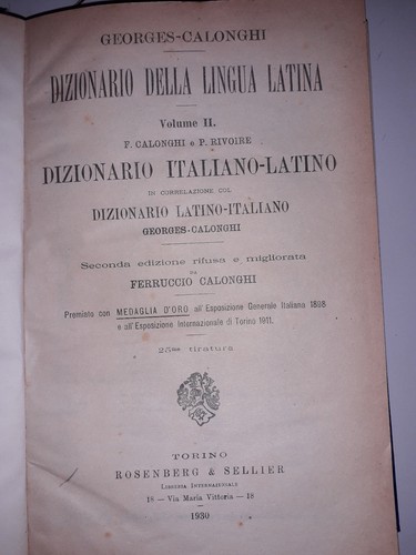 Dizionario georges calonghi - dizionario,