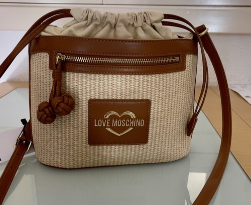 Bolso love moschino bag straw - bolso,
