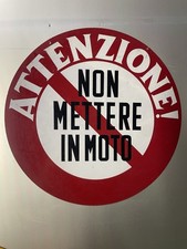 cartello tondo diam 25 cm in