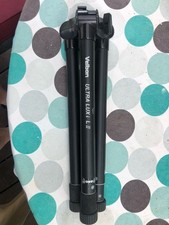 Velbon Ultra LUX i L II Treppiede in Alluminio, Nero Regolabile, Alto circa 51 Pollici