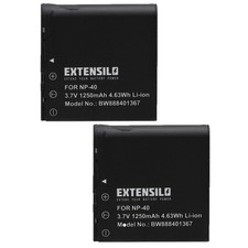 2x Batteria per Casio Exilim