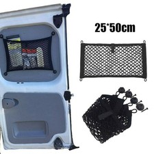 Autobus Sbiancanti Sedili Accessori Rete Portaoggetti Leggero 25X50cm Nero
