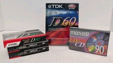 Lot of 6 Blank Tapes - 1x
