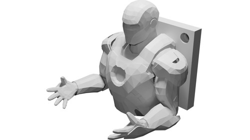 Appendino parete iron - appendino, per