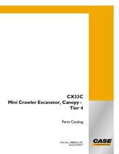 CUSTODIA CX33C MINI ESCAVATORE