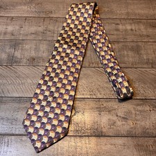 Cravatta da collo uomo in seta Bruno Piattelli motivo geometrico
