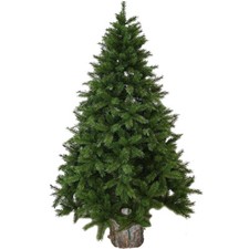 Albero di natale con tronco in
