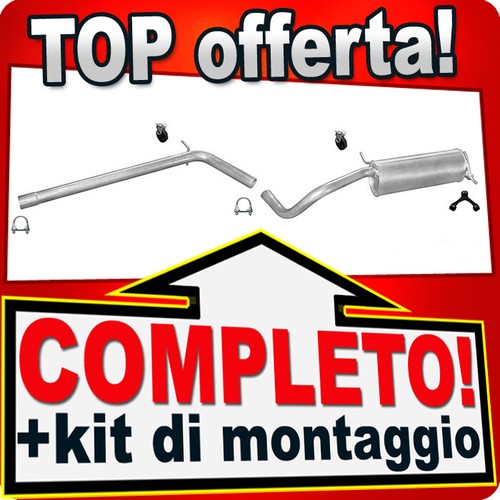 Scarico completo per polo - scarico, vw