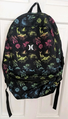 Zaino scuola hurley - nero, tema