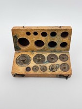 Set pesi ottone in scatola di