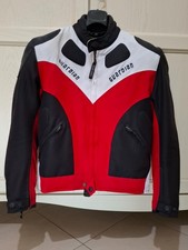 Guardian Giacca Sportiva Protezioni moto Uomo, Taglia XL - Rossa Bianca Nera 