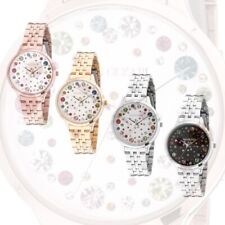 Naj-Oleari Collezione Peonie Orologio in acciaio da donna con pietre multicolore